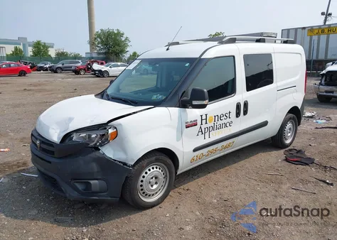 2017 Ram Promaster City Tradesman from USA, damaged, VIN ZFBERFAB2H6G64040